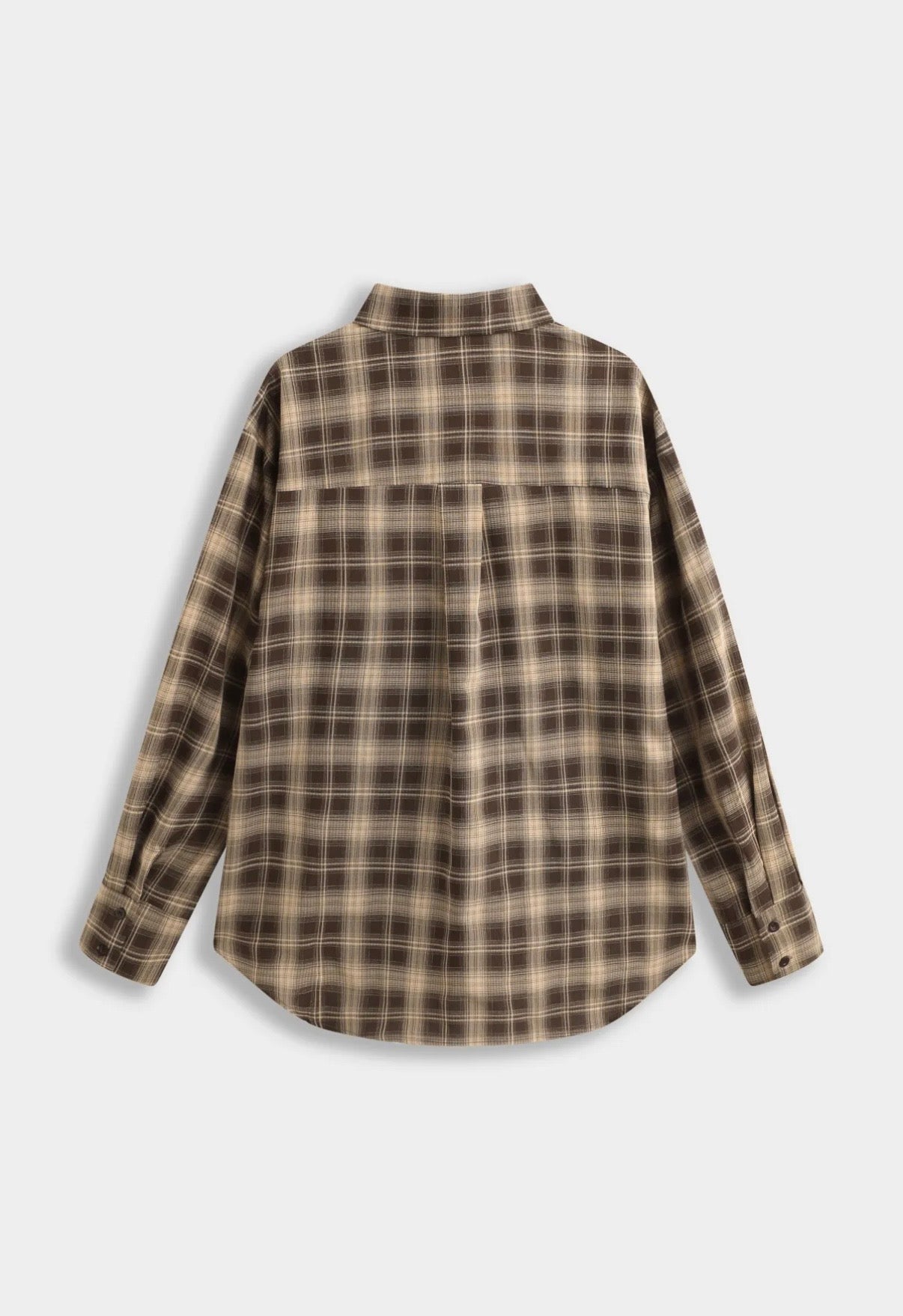 Blouse Ruit I Bruin