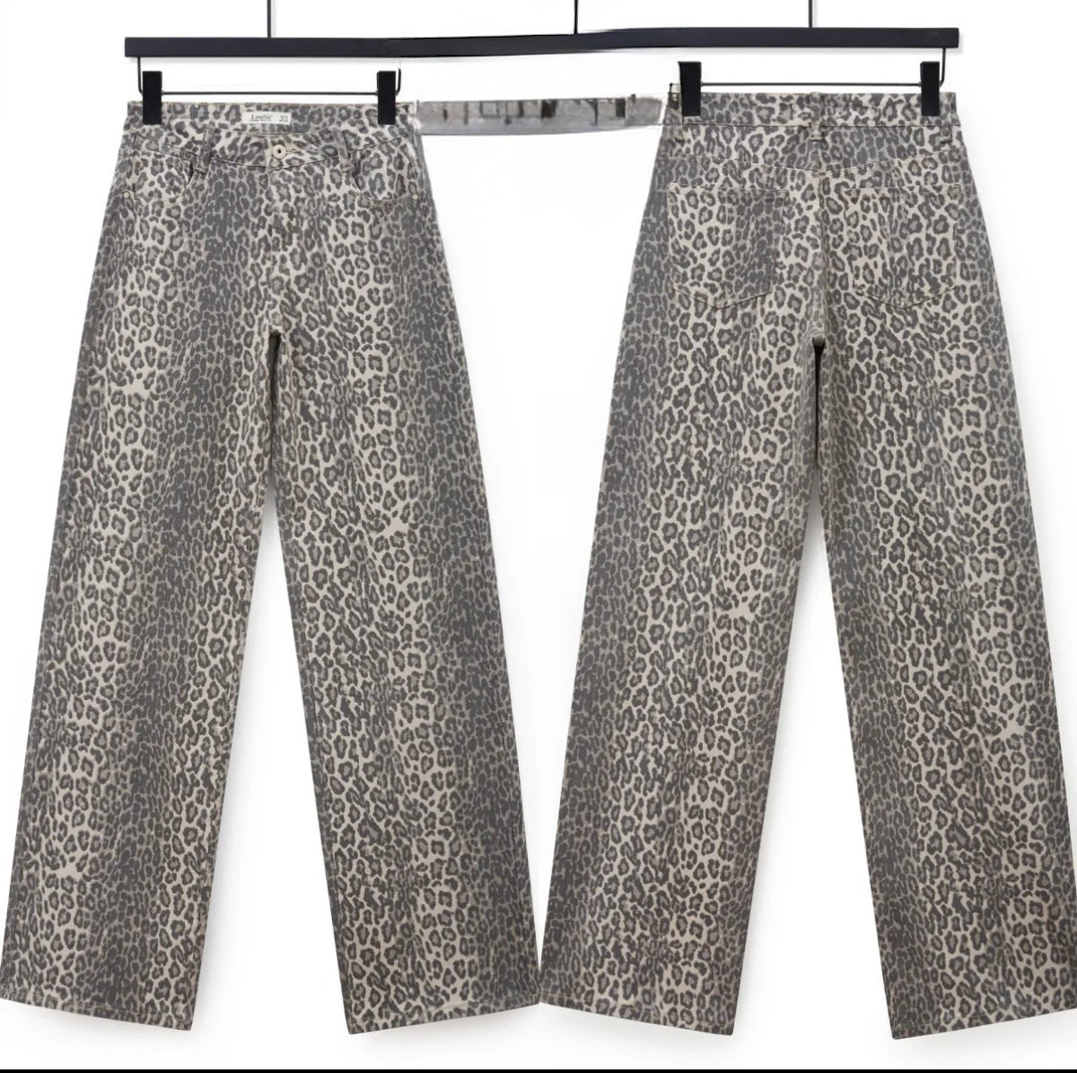 Wide-Leg Dad fit TALL | Leopard print