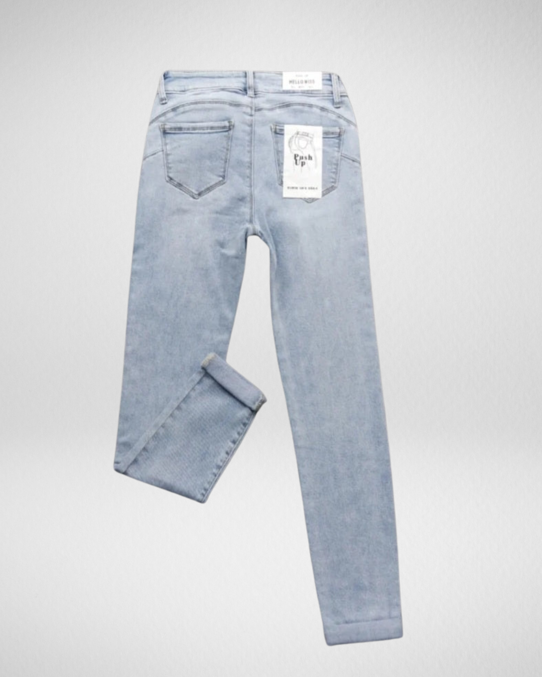 Hello miss Push-up| Licht Blauw