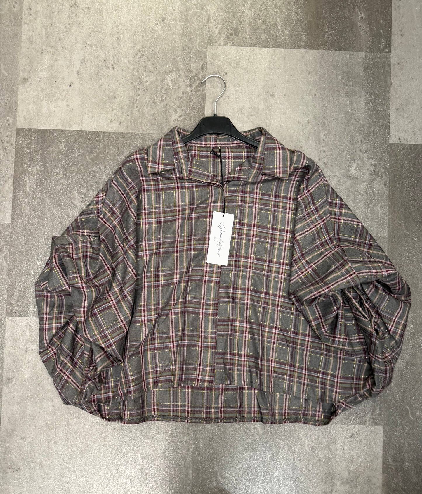 Blouse Ruit Gemma ricccery I Bordeaux