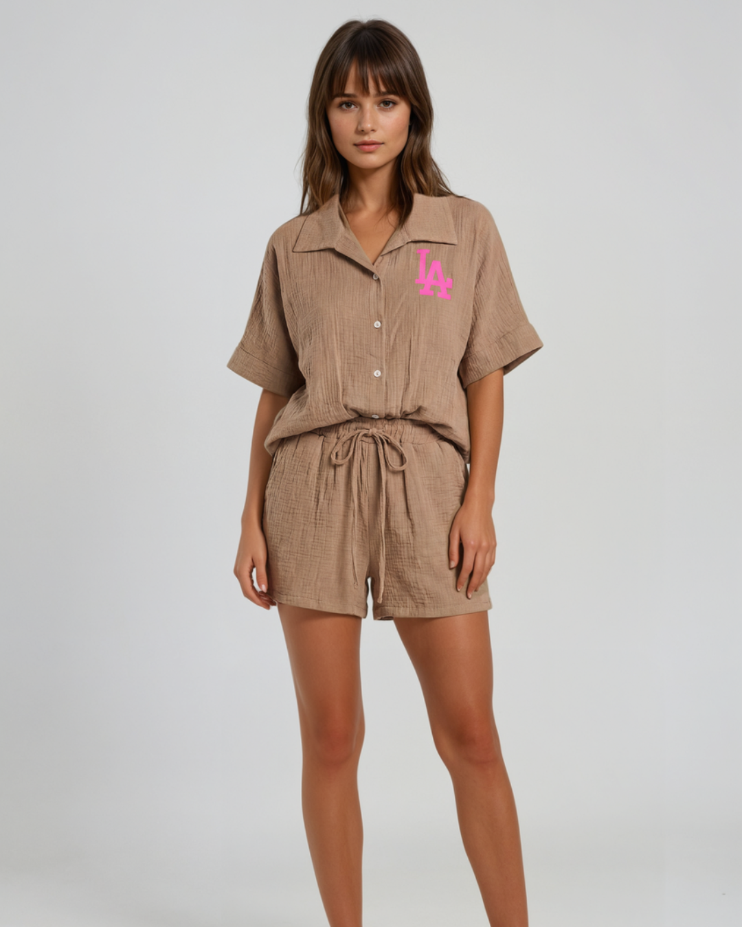 Comfy set badge summer I LA Beige