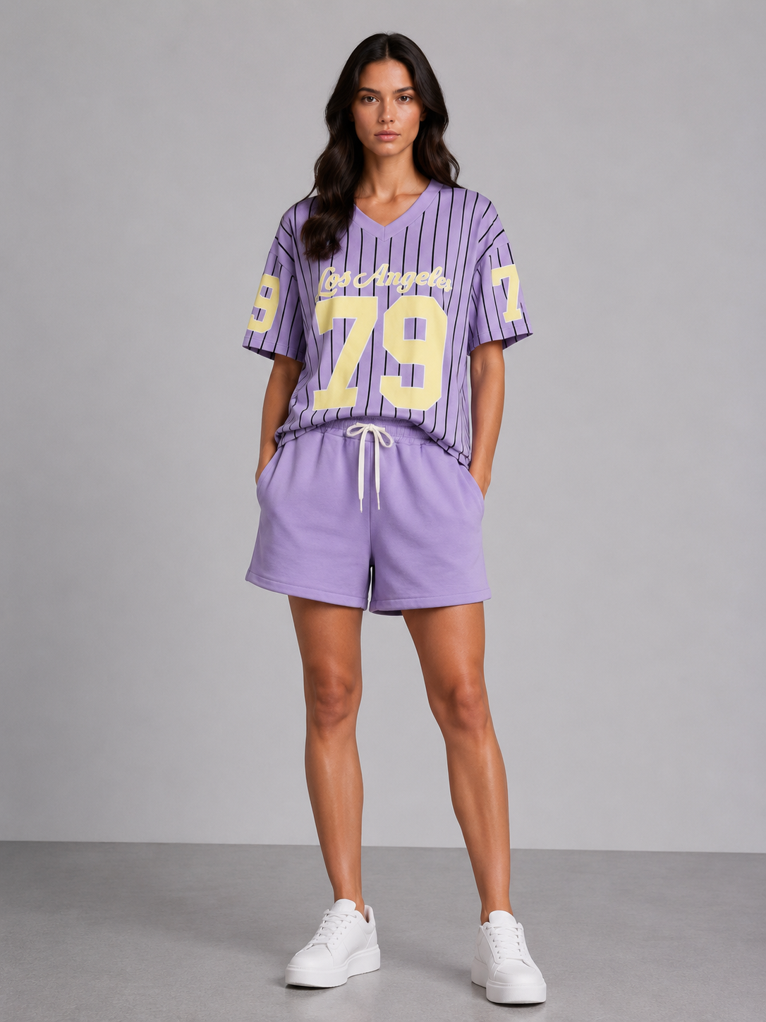 Comfy set badge summer I 79 Paars