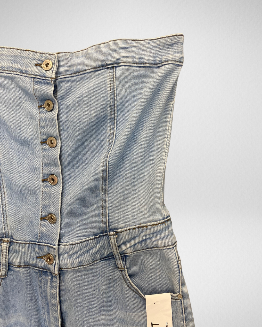 Jumpsuite mouwloos | Licht blauw