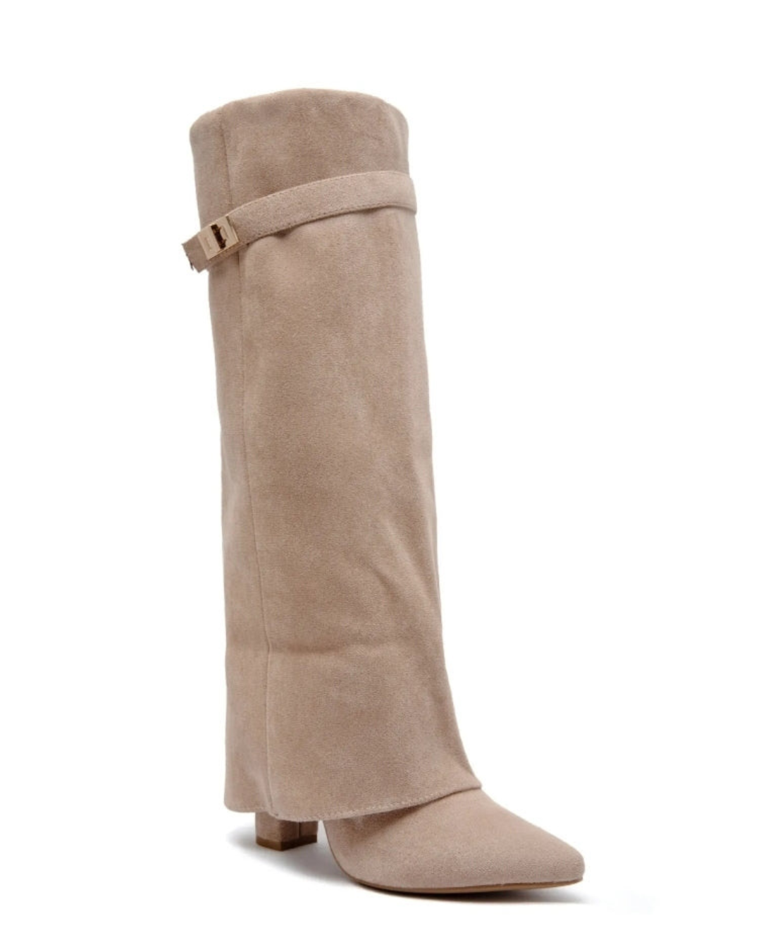 Laarsjes JLO | Suède Taupe