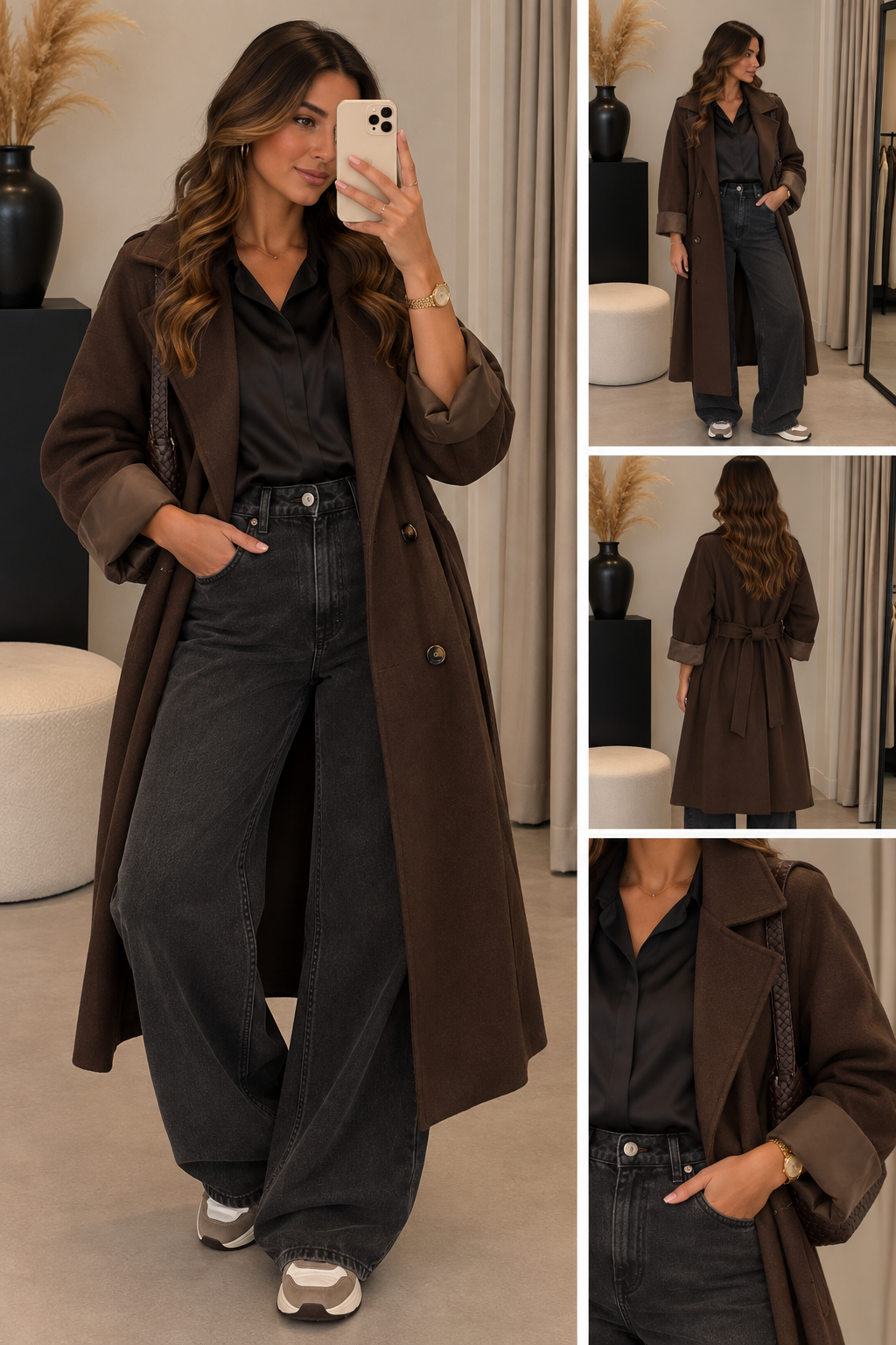 Trenchcoat basic | Bruin