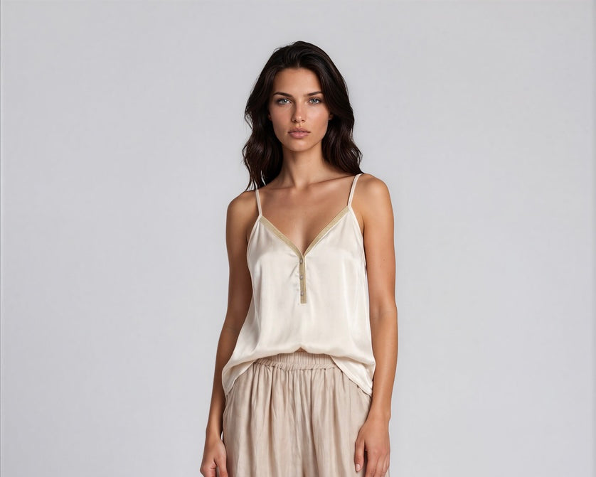 Top mouwloos Chique I Beige