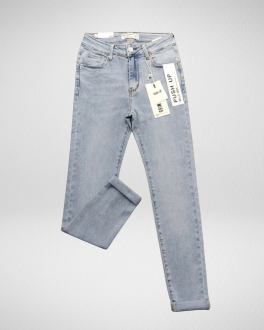 Hello miss Push-up| Licht Blauw