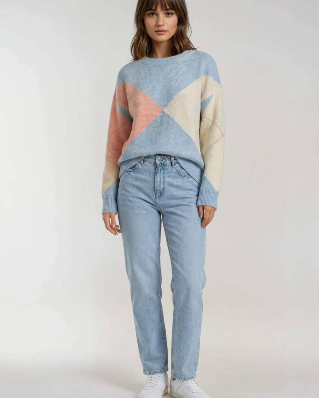 Trui Multi Colour | Blauw