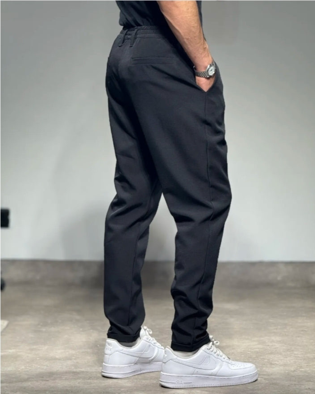 Pantalon Slim fit| Zwart