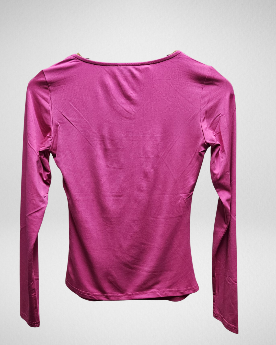 Vierkant Hals Top I Fuchsia