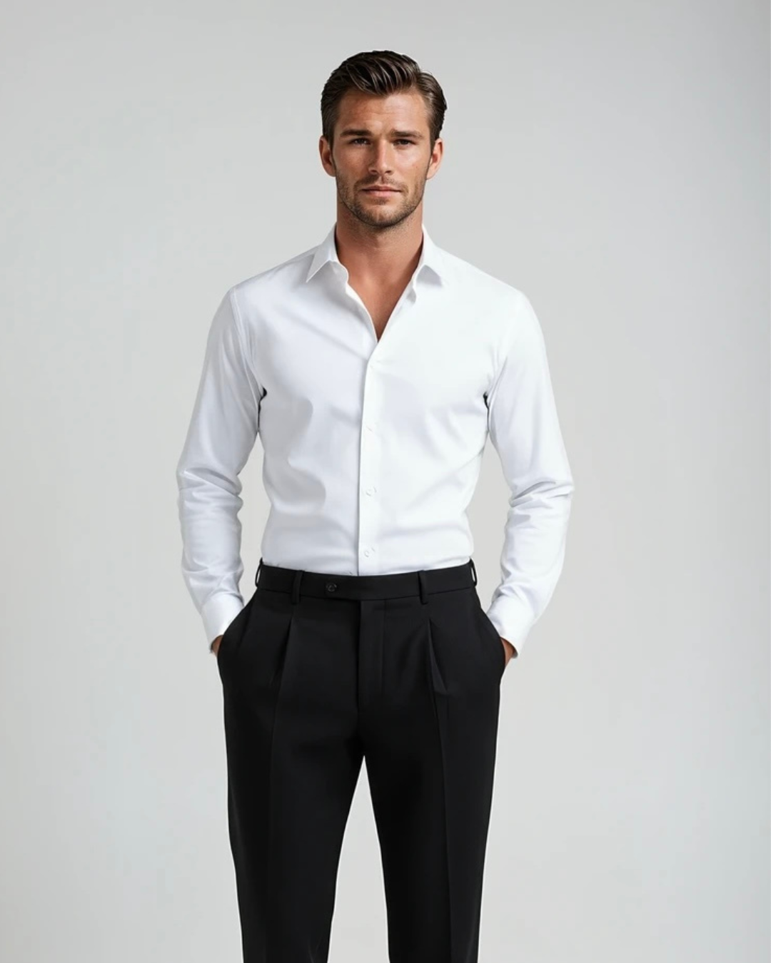 Heren Blouse Ferlucci I Wit