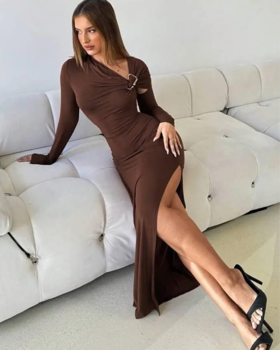 Jurk Giorgia fall| Bruin