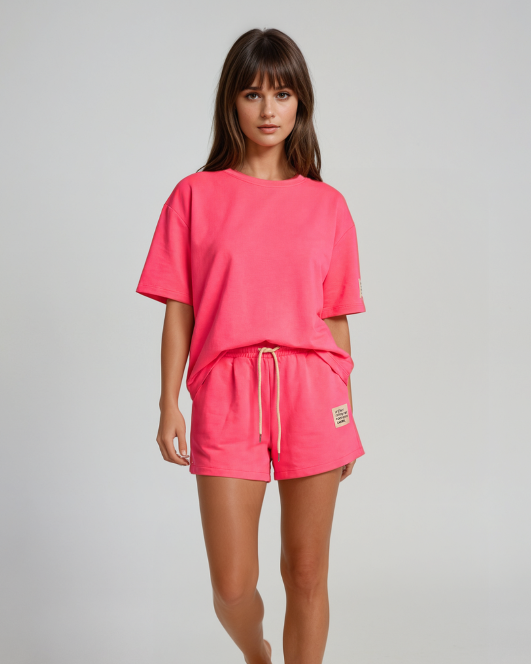 Comfy set badge summer I Fuchsia