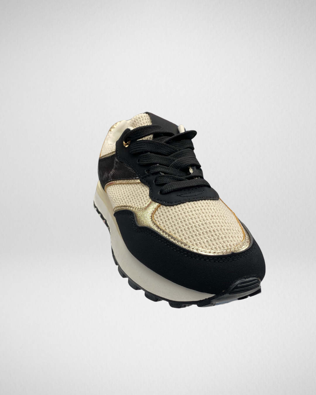 Sneaker I Zwart/Beige