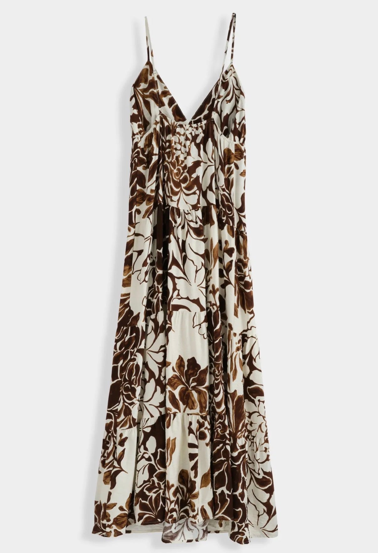 Jurk Monaco | Bruin/ beige
