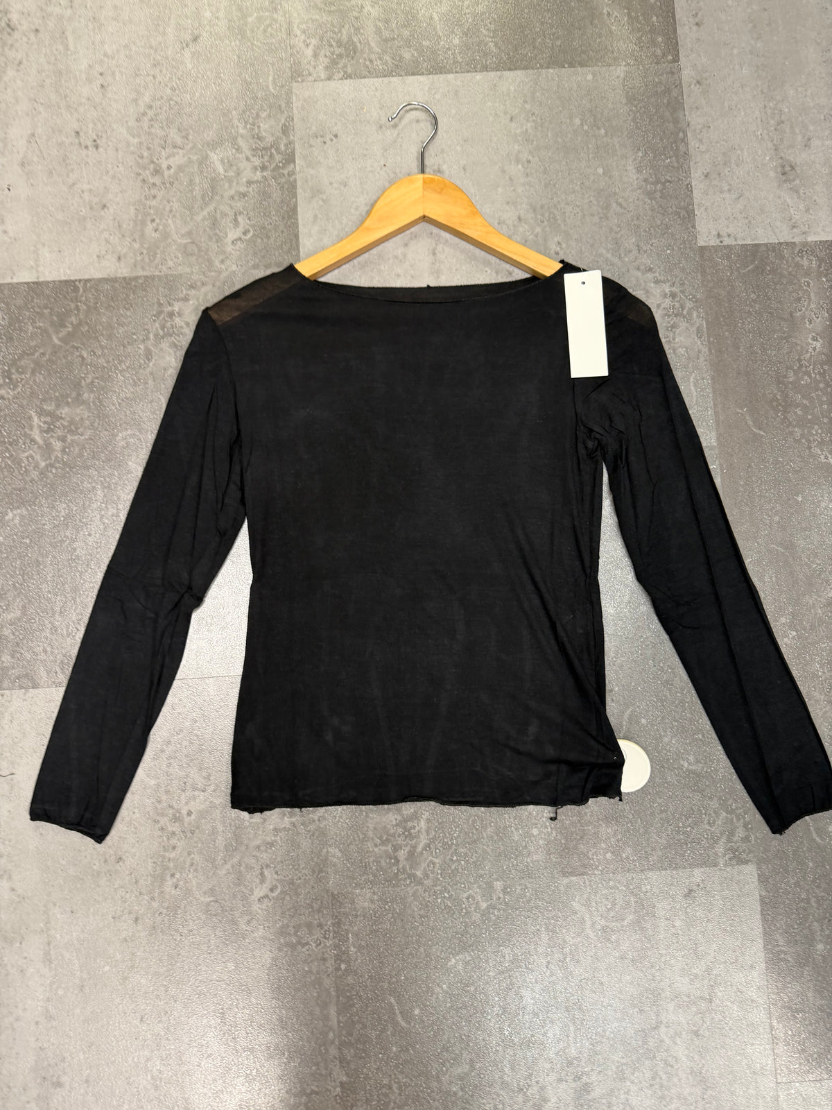 Top cashmere I Zwart
