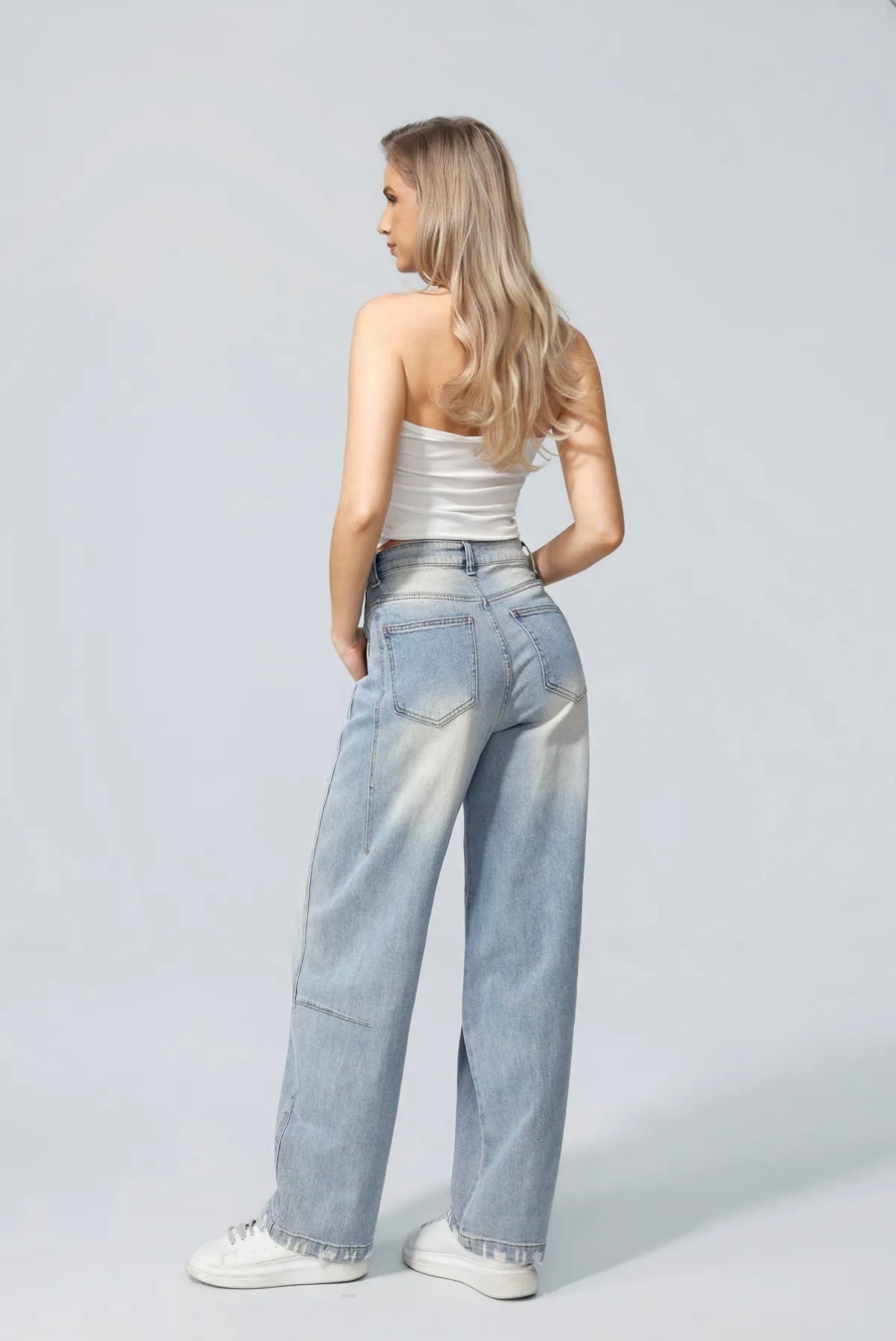 Barrel / Balloon Jeans Amy I licht blauw