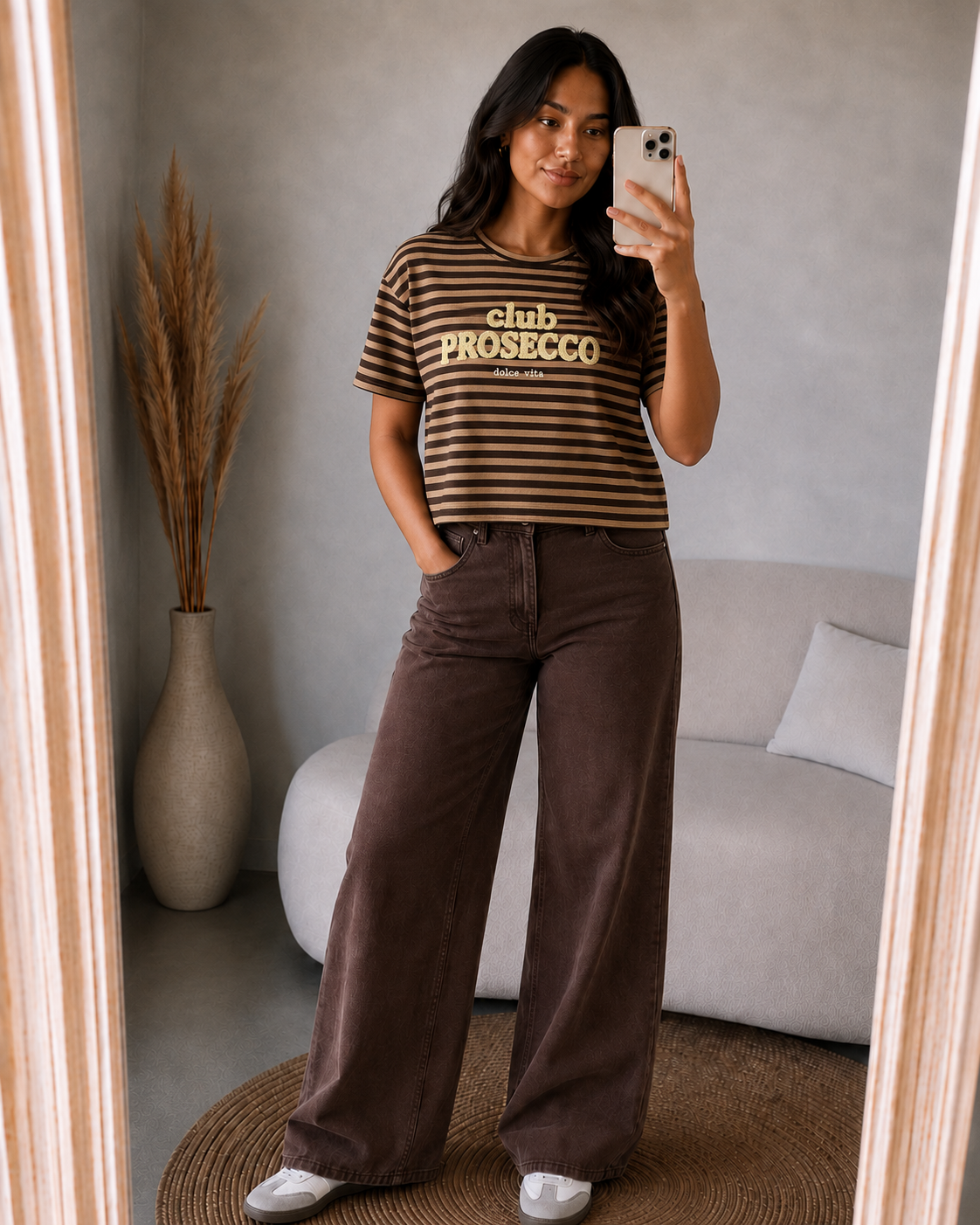 T-shirt/trui Club Proseco I Bruin