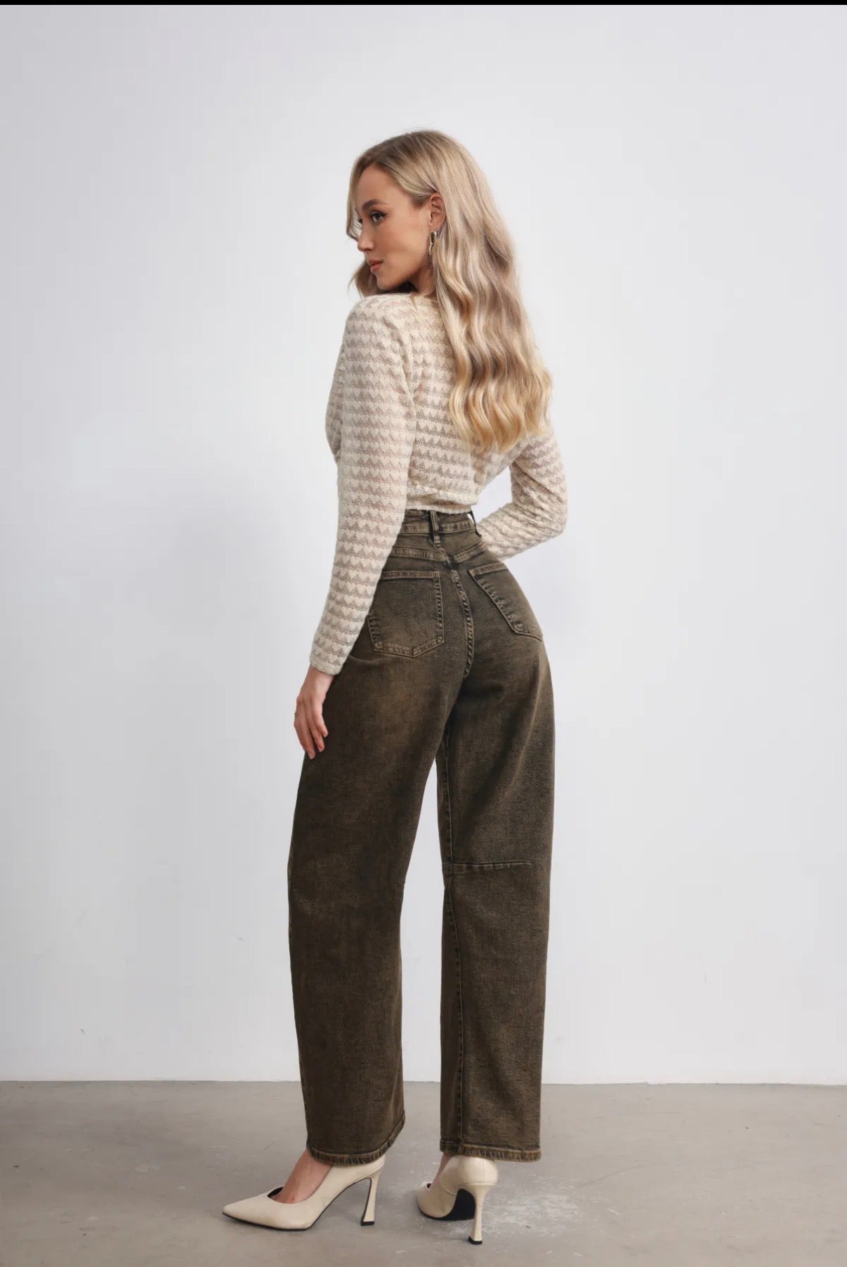 Barrel / Balloon jeans I Dirty wash