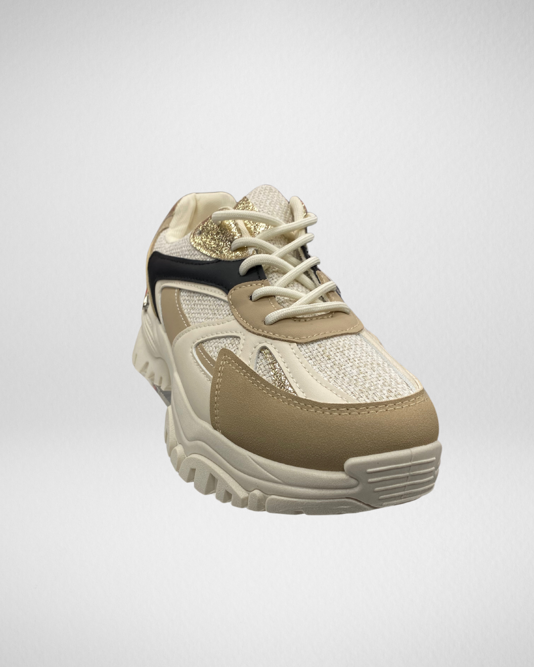 Sneakers I Beige/Zwart
