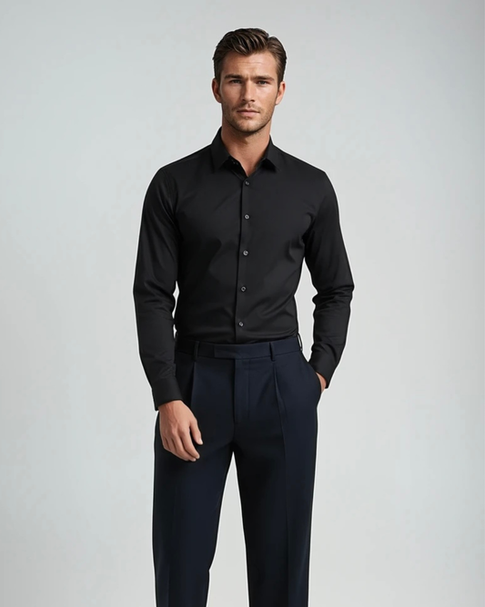Heren Blouse Ferlucci I Zwart