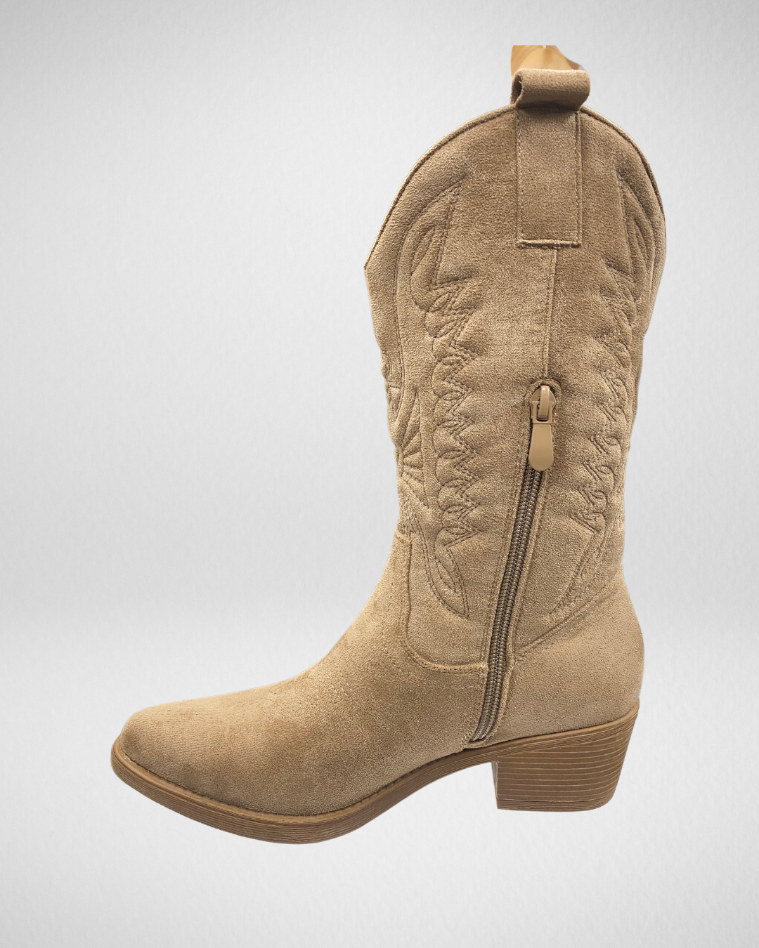 Cowboylaarzen Suedine I Khaki