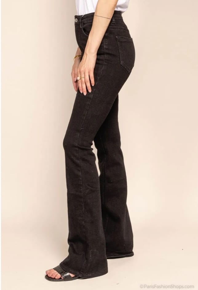 Flaired Jeans I Zwart
