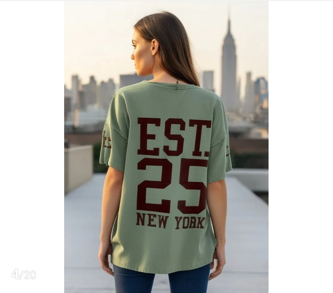 T-shirts N/York | Groen