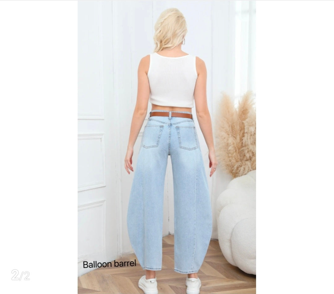 Barrel jeans Ikke | Summer wash
