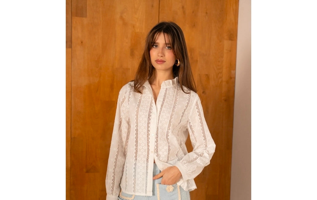 Blouse Damy | Wit