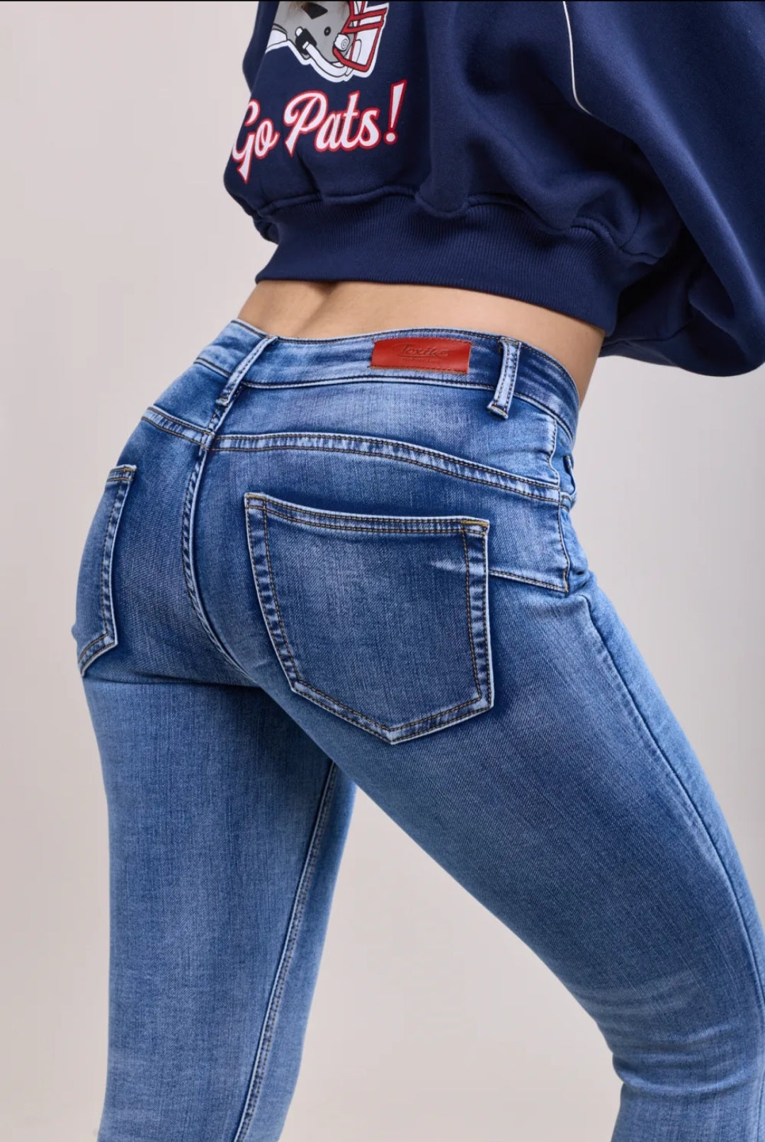 Toxik jogg Denim Push-up | Basic wash