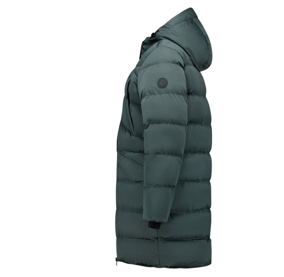 Dames Cars Winterjas Yelma | Groen / Bottle