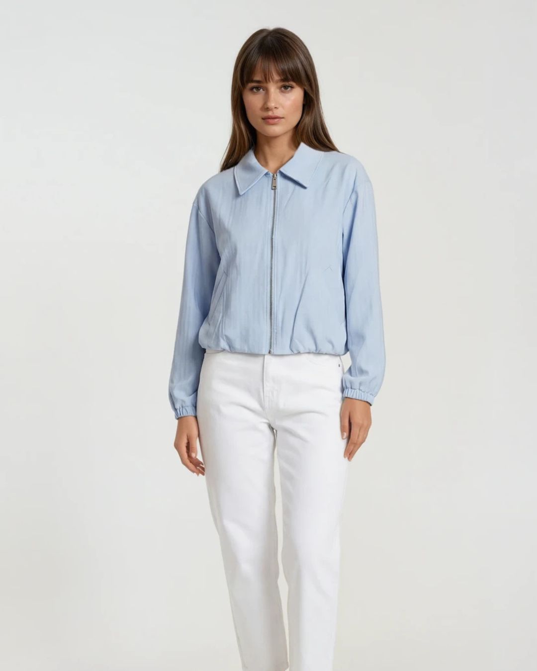 Bomber jas Eva | Licht Blauw