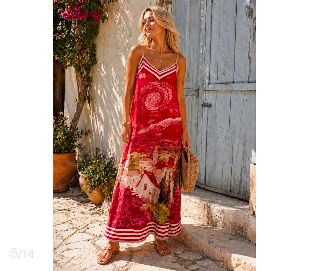 Jurk Saint Tropez | Rood