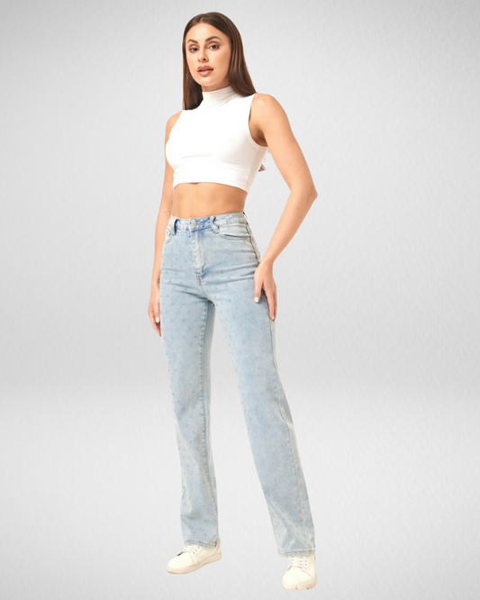 Laulia Versierde jeans |Straight Fit