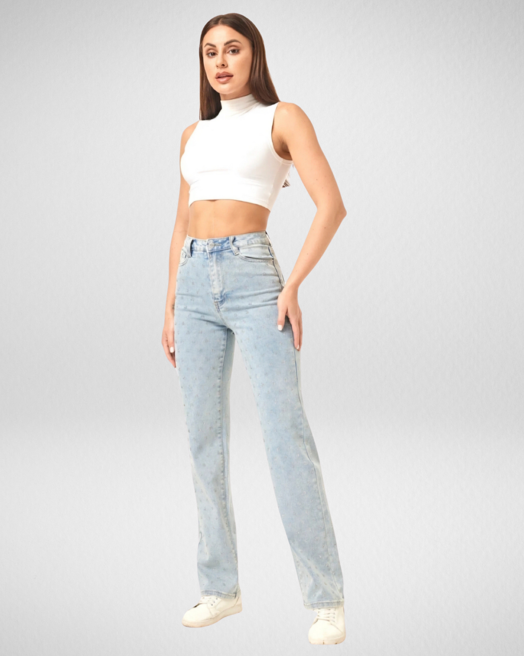 Laulia Versierde jeans |Straight Fit