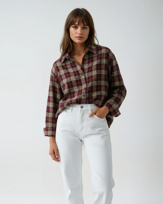 Blouse houthakkers | Bordeau