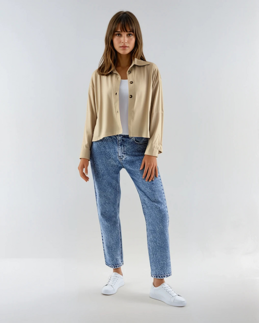 Korte trenchcoat | Taupe