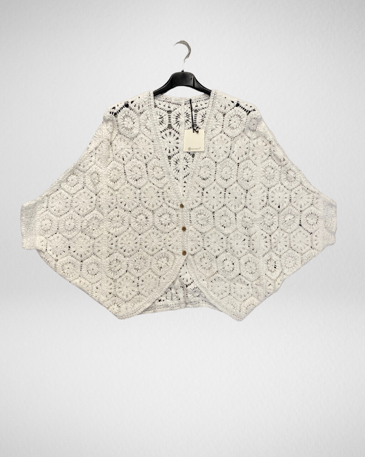 Vest print I Wit