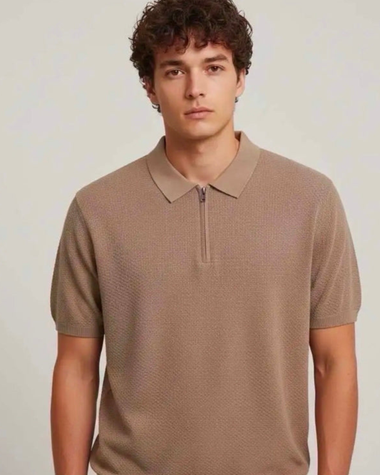 Polo Rits | Taupe