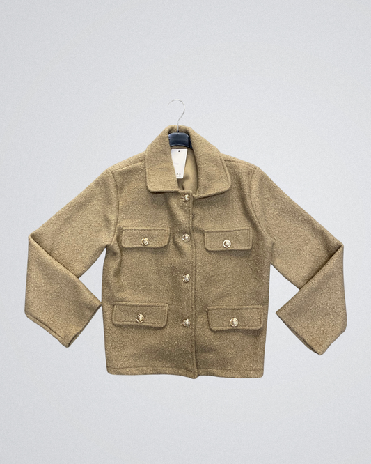 Jas Goud Knoop | Taupe