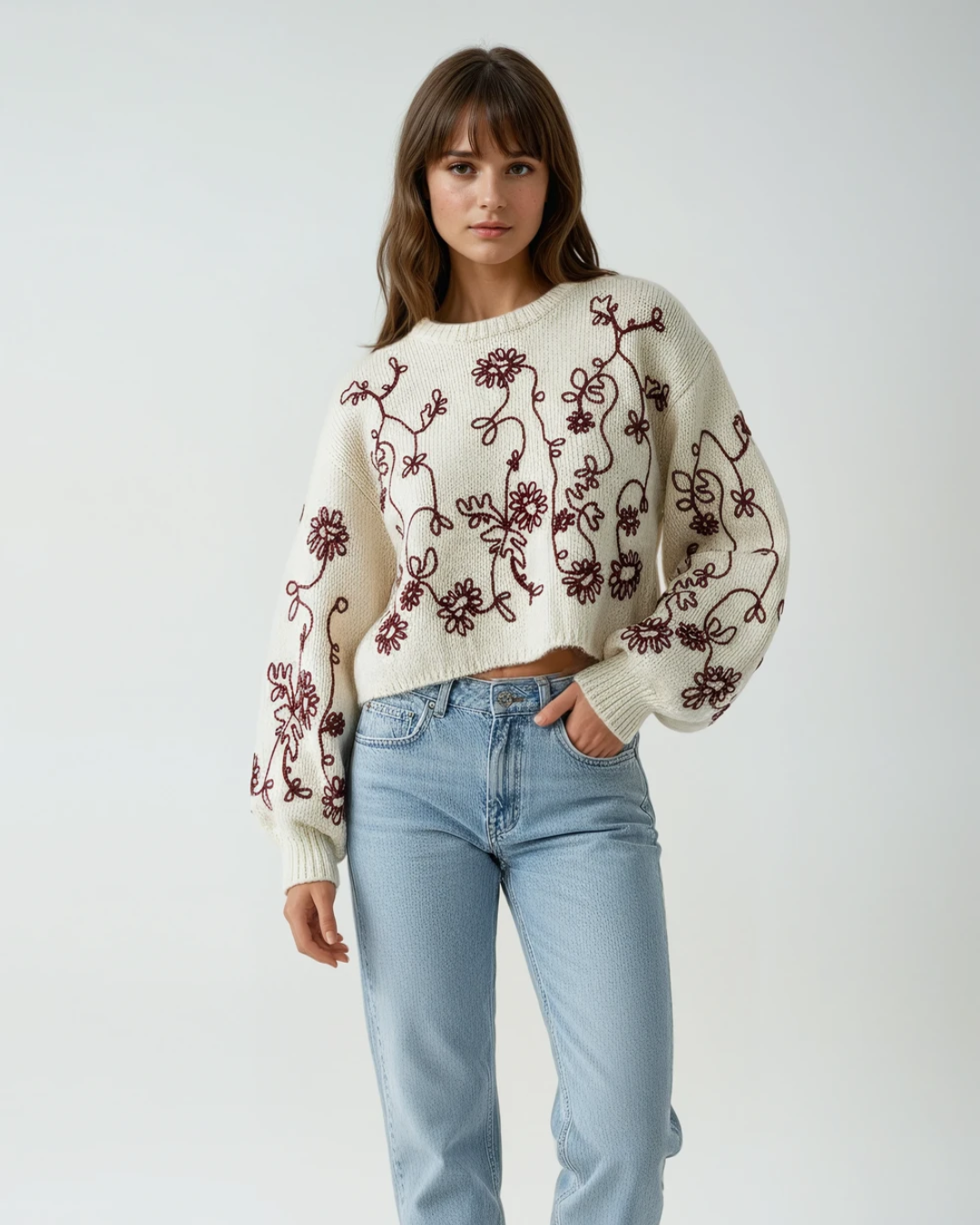 Trui Flamant | Ecru