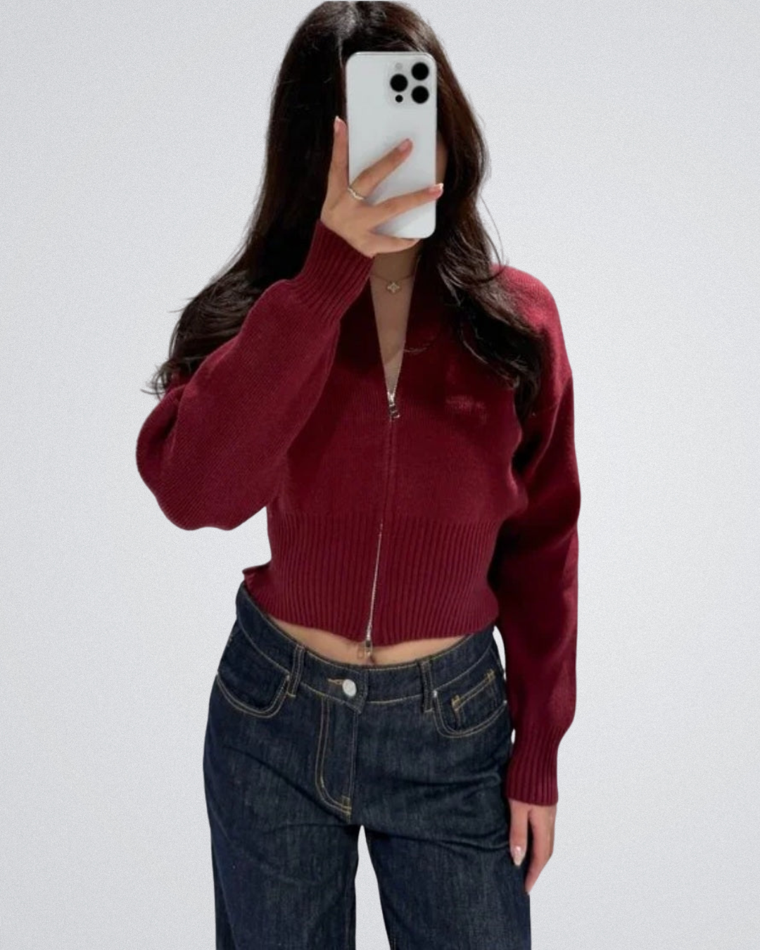 Vest Kaylie | Bordeau