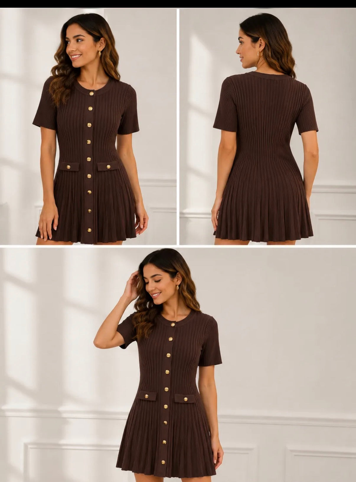 Jurk Marseile | Bruin