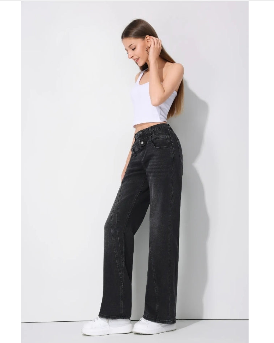 Hello miss Dubbel Knoop | Zwart