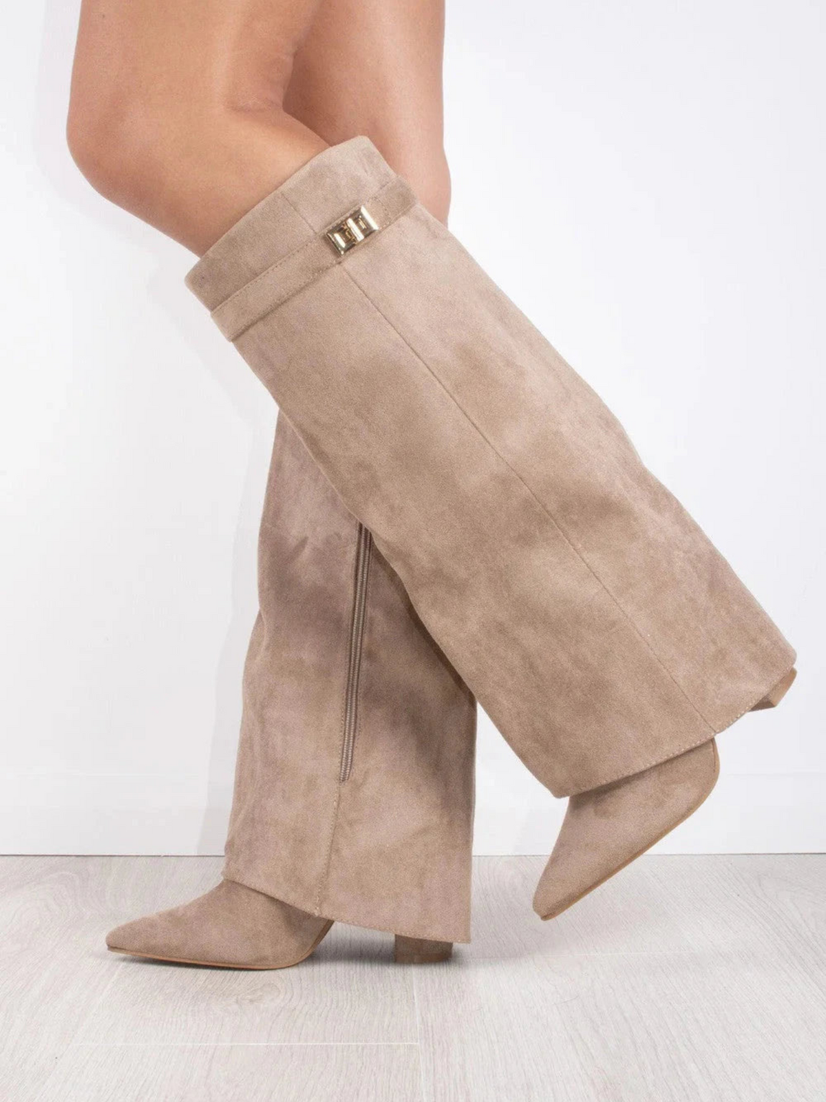 Laarsjes JLO |  Suède Taupe
