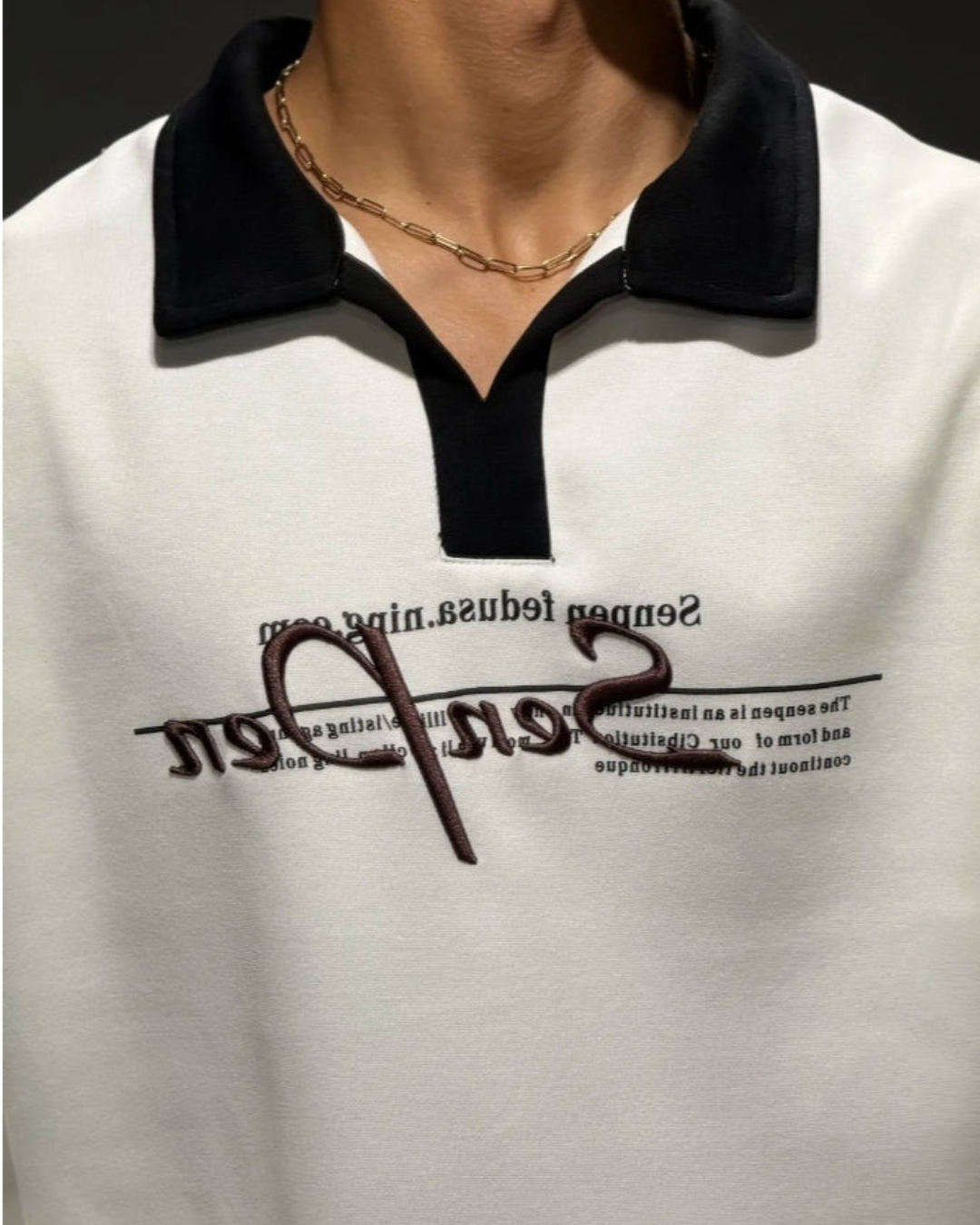 Polo Lange mouw | Ecru