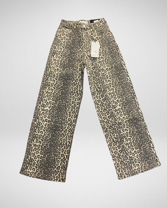 Wide-Leg | Leopard print