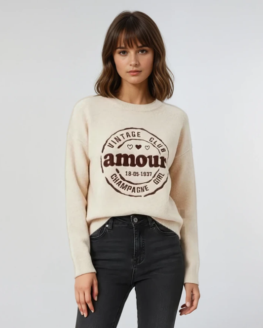 Trui Amour | Beige