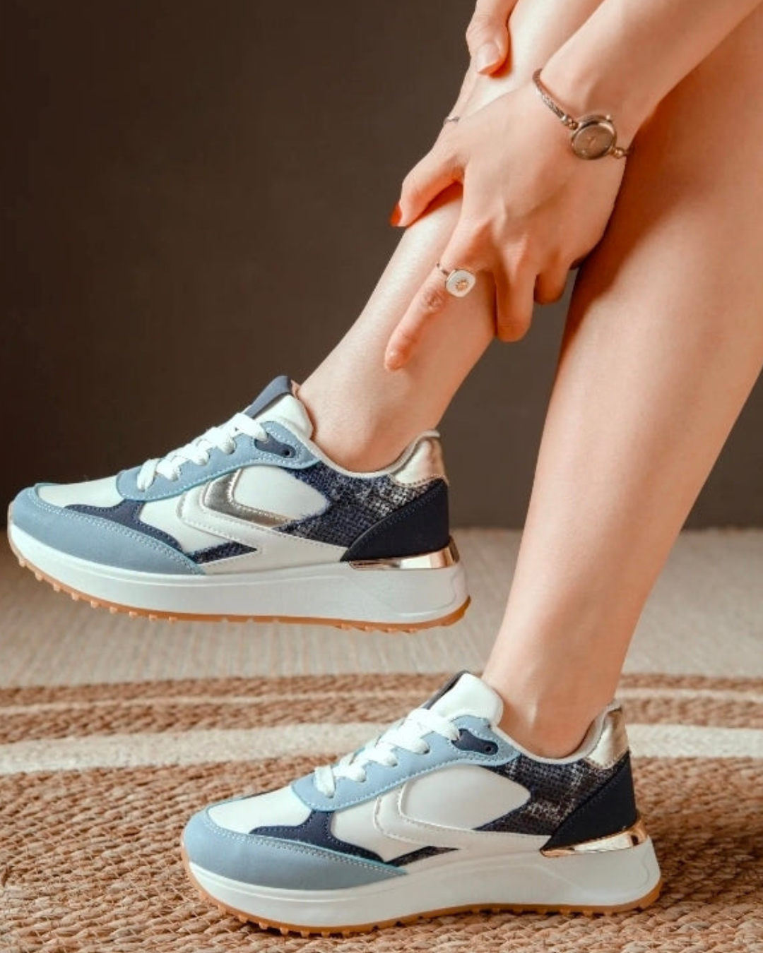Sneakers Leerdam | Blauw